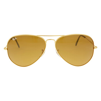 Ray-Ban Aviator Classic Polarized Green Unisex Sunglasses  display picture 1