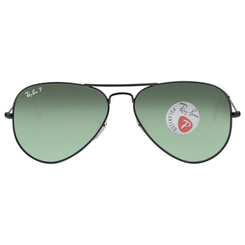 Aviator Classic Green Polarized Unisex Sunglasses RB3025 002/58 58