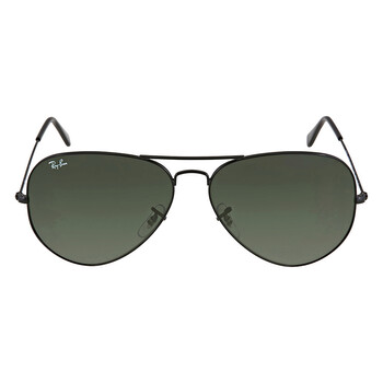 Aviator Large Metal II Green Unisex Sunglasses RB3026 L2821 62