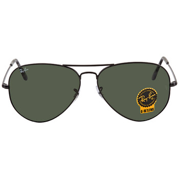 Aviator Metal II Black Aviator Unisex Sunglasses RB3689 914831 62