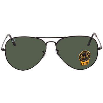 Ray-Ban Aviator Classic Polarized Green Unisex Sunglasses  display picture 1
