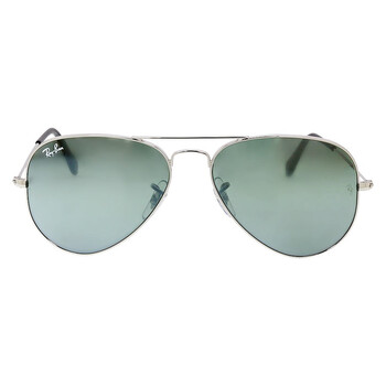 Aviator Mirror Silver Unisex Sunglasses RB3025 W3275 55
