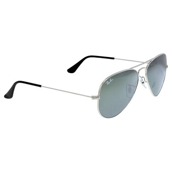 Aviator Mirror Silver Unisex Sunglasses RB3025 W3275 55