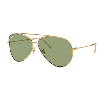 Aviator Reverse Green Pilot Unisex Sunglasses RBR0101S 001/82 59