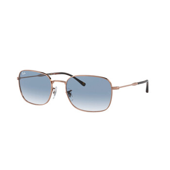 Ray-Ban Blue Gradient Rectangular Unisex Sunglasses RB3706 92023F 57 ...
