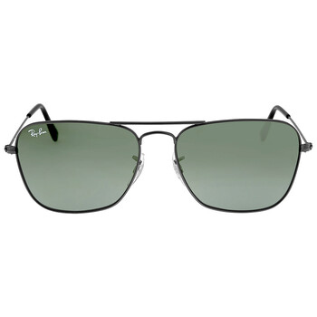 Caravan Green Classic G-15 Square Unisex Sunglasses RB3136 004 55