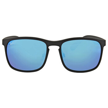Chromance Polarized Blue Mirror Square Unisex Sunglasses RB4264 601SA1 58