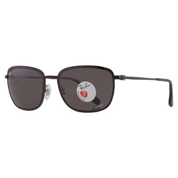 Chromance Polarized Grey Square Unisex Sunglasses RB3705 002/K8 57