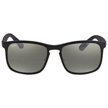 Chromance Sliver Mirror Square Unisex Sunglasses RB4264 601S5J 58