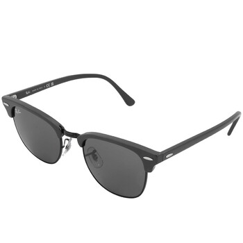 Clubmaster Classic Dark Gray Square Unisex Sunglasses RB3016 1367B1 51