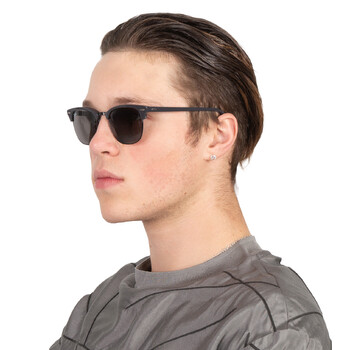 Clubmaster Classic Dark Gray Square Unisex Sunglasses RB3016 1367B1 51
