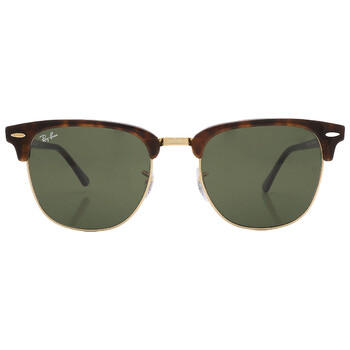 Clubmaster Classic Green Square Unisex Sunglasses RB3016 W0366 55