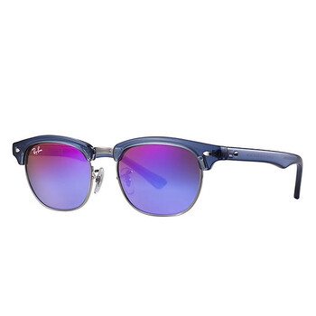 Ray-Ban CLUBMASTER JUNIOR Blue/Violet Gradient Mirror  display picture 3