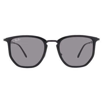 Ray-Ban Dark Grey Irregular Unisex Sunglasses RB4451 601/B1 53