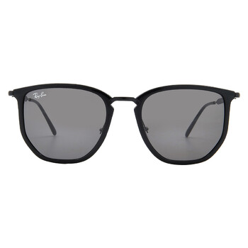 Ray-Ban Dark Grey Irregular Unisex Sunglasses RB4451 601/B1 50