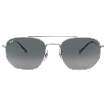 Ray-Ban Gray Irregular Unisex Sunglasses RB3707003/7157 RB3707 003