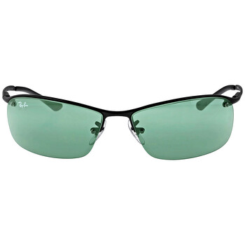 Green Rectangular Men's Sunglasses RB3183 006/71 63
