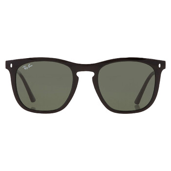 Ray-Ban サングラス RB2210 901/31 Ray-Ban Green Square Unisex Sunglasses RB2210 901/31 53