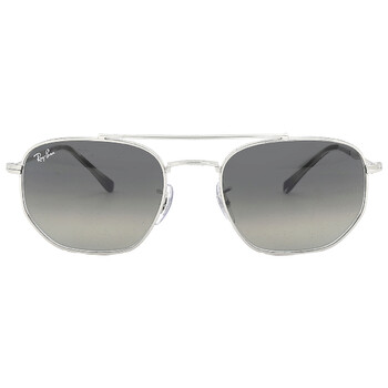 Grey Gradient Irregular Unisex Sunglasses RB3707 003/71 54