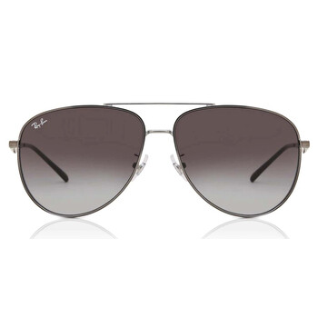 Grey Gradient Pilot Unisex Sunglasses RB3712D 004/8G 62
