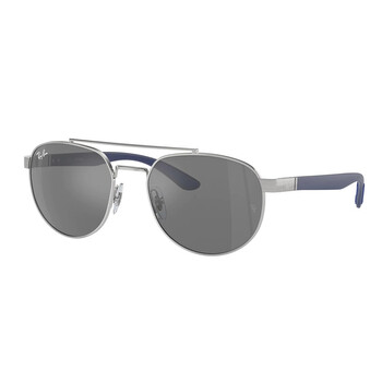 Grey Mirror Silver Pilot Unisex Sunglasses RB3736 003/6G 56