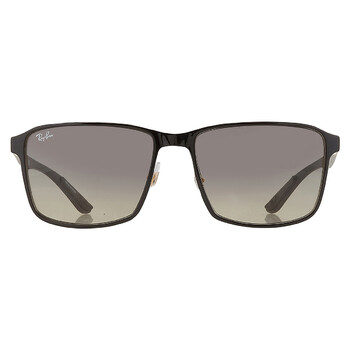 Ray-Ban Grey Square Unisex Sunglasses RB3721 186/87 59