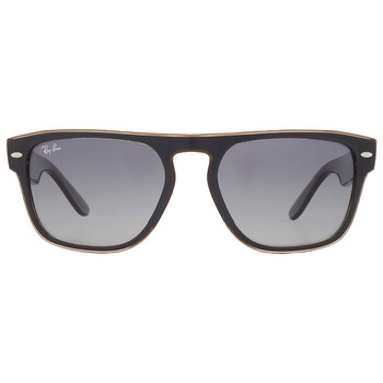 Grey/Blue Square Unisex Sunglasses RB4407 67304L 57