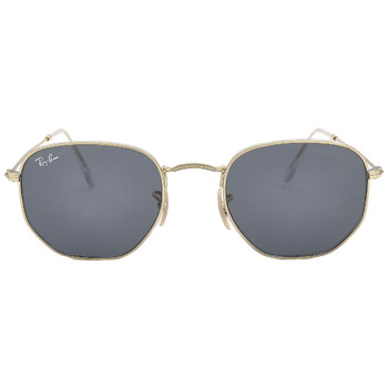 Ray-Ban Rob Dark Blue Polarized Round Unisex Sunglasses RB3772 001 