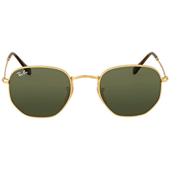 Hexagonal Flat Lenses Green Classic G-15 Unisex Sunglasses RB3548N 001 48