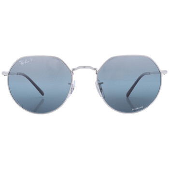 Ray-Ban Jack Chromance Polarized Silver/Blue Irregular Unisex