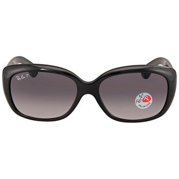 Jackie OHH Grey Gradient Rectangular Ladies Sunglasses RB4101 601/T3 58