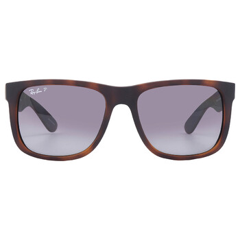 Ray Ban Justin Blue Gradient Square Men's Sunglasses RB4165 865/8S 54