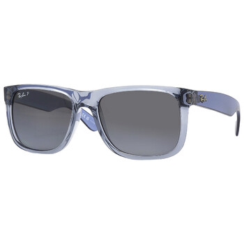 Justin Gray Gradient Polarized Square Men's Sunglasses RB4165 6596T3 54