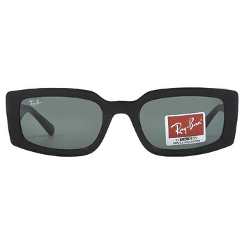 小物 Ray-Ban ROUND METAL Sunglasses in Gunmetal and G-15 Green - RB3447