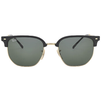 New Clubmaster Green Unisex Sunglasses RB4416 601/31 53