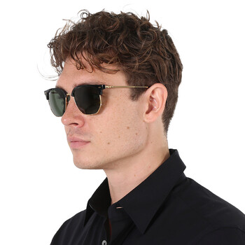 New Clubmaster Green Unisex Sunglasses RB4416 601/31 53