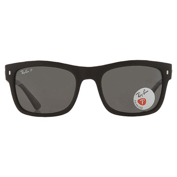 Polarized Black Square Unisex Sunglasses RB4428 601S48 56