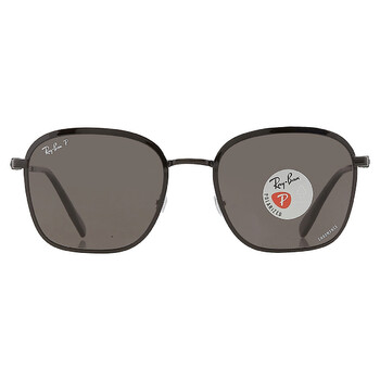 Ray-Ban Dark Grey Phantos Unisex Sunglasses RB3809 002/B1 53