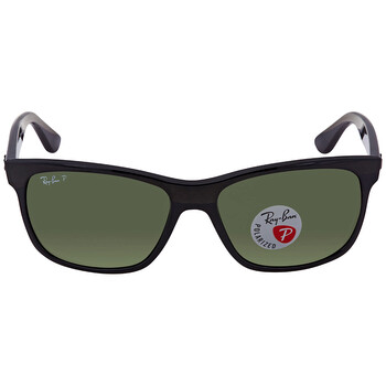Polarized Green Classic G-15 Square Unisex Sunglasses RB4181 601/9A 57 Polarized Green Classic G-15 Square Unisex Sunglasses RB4181 601/9A 57