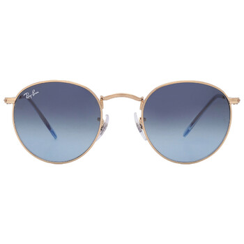 Ray-Ban Round Metal Blue Gradient Unisex Sunglasses RB3447 001/3M 