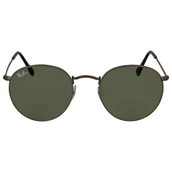 Ray-Ban Round Metal Classic Polarized Black Unisex Sunglasses