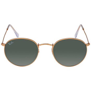 Ray-Ban Round Metal Polarized Green Classic G-15 Unisex 
