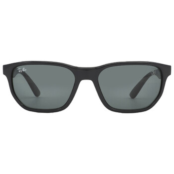 Ray-Ban Polarized Brown Gradient Square Unisex Sunglasses RB4374 