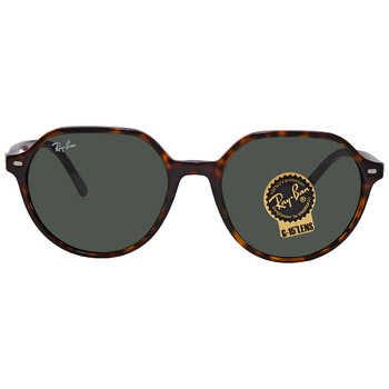 Ray-Ban Thalia Polarized Brown Geometric Unisex Sunglasses RB2195