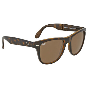 Wayfarer Folding Classic Brown B-15 Unisex Sunglasses RB4105 710 54