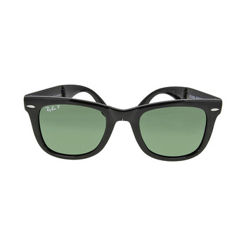 Wayfarer Folding Classic Polarized Green Classic G-15 Unisex Sunglasses RB4105 601/58 50