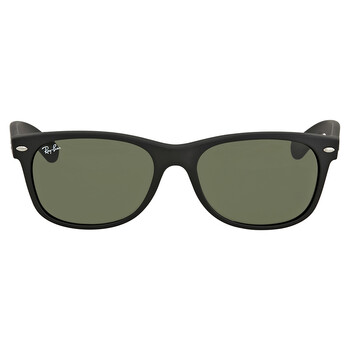 Ray-Ban New Wayfarer Classic Green Unisex Sunglasses RB2132 901 52