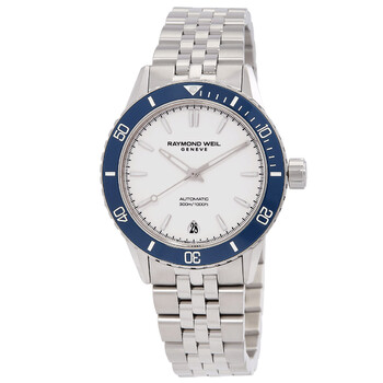 Raymond Weil Freelancer Automatic White Mother of Pearl Dial