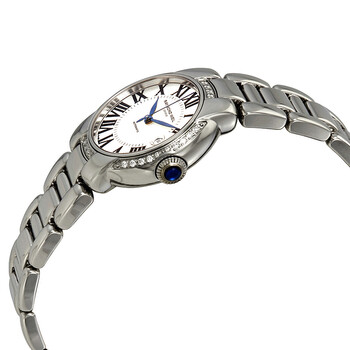 Jasmine Automatic Silver Dial Ladies Diamond Watch 2629-STS-00659