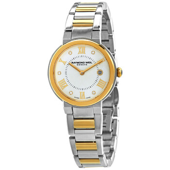 Jasmine Quartz Diamond Silver Dial Ladies Watch 5240-STP-00665